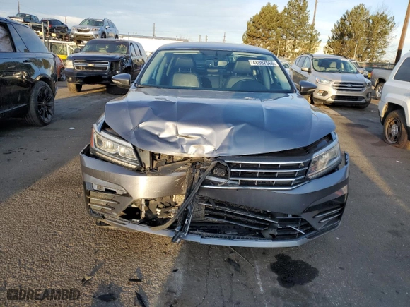 2017 Volkswagen Passat R-Line w/Comfort Pkg with VIN 1VWDT7A36HC004605, listed as a Copart auction lot 48807565 with 120,819 mi miles and Salvage Title. Bid and sale history available at carsss.com. Image 5.