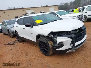 2021 Chevrolet Blazer LT with VIN 3GNKBDRS5MS520988, listed as a IAAI auction lot 41204040 with 94,481 mi miles. Bid and sale history available at carsss.com. Image 1.