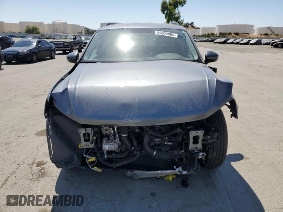 2021 Volkswagen Tiguan S with VIN 3VV0B7AX8MM010519, listed as a Copart auction lot 59809805 with 53,595 mi miles and Salvage title. Bid and sale history available at DreamBid. Image 5.