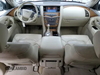 2012 Infiniti QX56 7-passenger with VIN JN8AZ2NE4C9017723, listed as a Copart auction lot 44863515 with 130,033 mi miles and Clean Title. Bid and sale history available at carsss.com. Image 8.