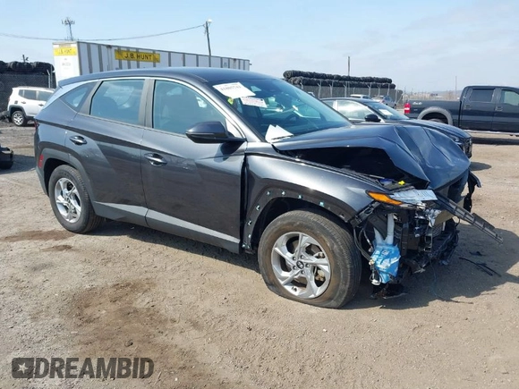 2022 Hyundai Tucson SE with VIN 5NMJACAE2NH080406, listed as a IAAI auction lot 41805743 with 18,624 mi miles. Bid and sale history available at carsss.com. Image 1.