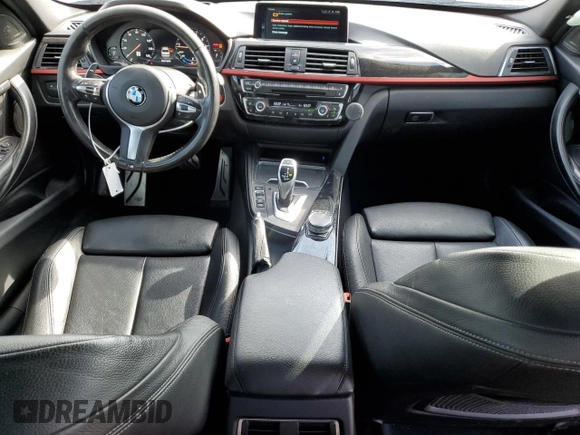 2017 BMW 3 Series 340i xDrive with VIN WBA8B7G30HNU38373, listed as a Copart auction lot 58005335 with 69,904 mi miles and Salvage title. Bid and sale history available at DreamBid. Image 8.