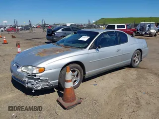 2003 Chevrolet Monte Carlo LS with VIN 2G1WW12E039357575, listed as a IAAI auction lot 41865778 with 1 mi miles. Bid and sale history available at carsss.com. Image 2.