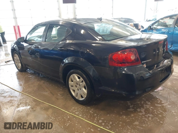 2012 Dodge Avenger SE with VIN 1C3CDZAB4CN111636, listed as a IAAI auction lot 41525179 with 202,779 mi miles. Bid and sale history available at carsss.com. Image 3.