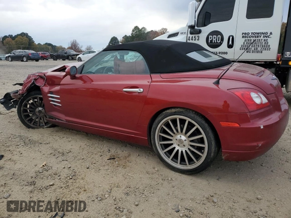 2005 Chrysler Crossfire with VIN 1C3AN55L45X059075, listed as a Copart auction lot 83189904 with 55,570 mi miles and Salvage Title. Bid and sale history available at DreamBid. Image 2.