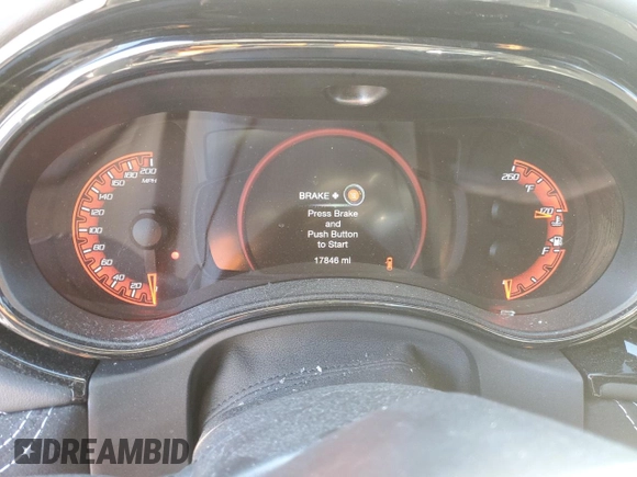 2021 Dodge Durango SRT Hellcat with VIN 1C4SDJH97MC788608, listed as a Copart auction lot 88747755 with 17,846 mi miles and Salvage title. Bid and sale history available at DreamBid. Image 9.