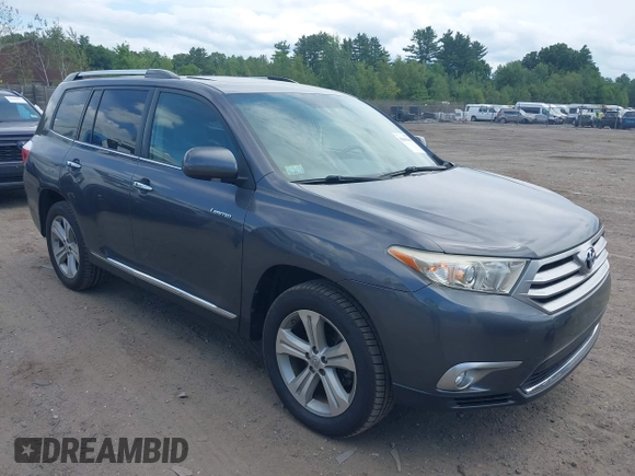2012 Toyota Highlander Limited with VIN 5TDDK3EH7CS159806, listed as a IAAI auction lot 42600449 with 130,961 mi miles and . Bid and sale history available at DreamBid. Image 1.