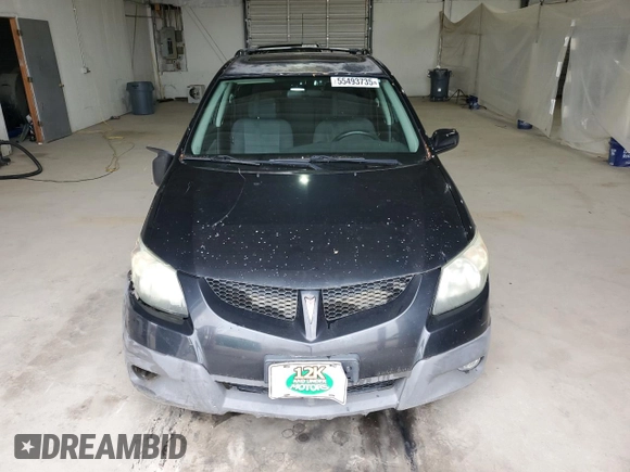 2004 Pontiac Vibe z VIN 5Y2SM62854Z467080, wystawiony jako Copart lot #55493735 z przebiegiem 155 033 mil mil oraz Czysty tytuł • Clean title. Historia ofert i sprzedaży dostępna na DreamBid. Obrazek 5.