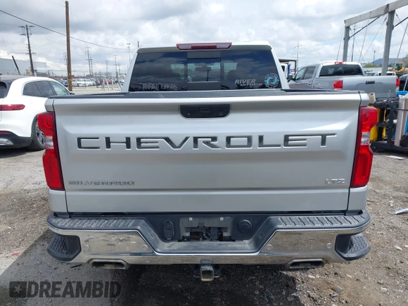 2021 Chevrolet Silverado 1500 LTZ with VIN 3GCUYGED9MG446325, listed as a IAAI auction lot 41926227 with 109,489 mi miles and . Bid and sale history available at DreamBid. Image 16.