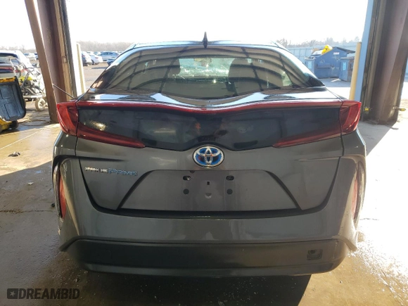 2019 Toyota Prius Prime Plus with VIN JTDKARFPXK3106102, listed as a Copart auction lot 42212735 with NaN miles and Salvage Title. Bid and sale history available at carsss.com. Image 6.