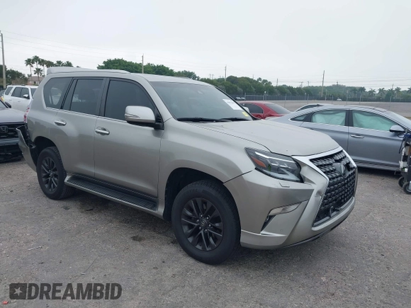 2021 Lexus GX 460 Premium z VIN JTJAM7BX2M5298598, wystawiony jako IAAI lot #41875695 z przebiegiem 48 822 mil mil oraz . Historia ofert i sprzedaży dostępna na DreamBid. Obrazek 1.