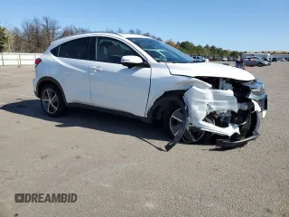 2022 Honda HR-V EX with VIN 3CZRU6H53NM765569, listed as a Copart auction lot 53507074 with 52,180 mi miles and Salvage Title. Bid and sale history available at carsss.com. Image 4.