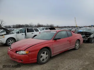 2004 Chevrolet Monte Carlo SS with VIN 2G1WX12K449193350, listed as a Copart auction lot 44987355 with 141,715 mi miles and Salvage Title. Bid and sale history available at carsss.com. Image 1.