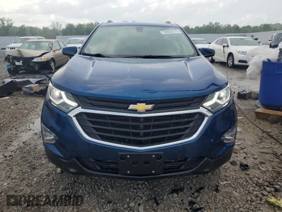 2019 Chevrolet Equinox LT with VIN 3GNAXLEXXKL375348, listed as a Copart auction lot 53863515 with 92,152 mi miles and Salvage Title. Bid and sale history available at DreamBid. Image 5.