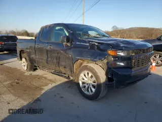 2020 Chevrolet Silverado 1500 Custom with VIN 1GCRWBEH7LZ336938, listed as a Copart auction lot 43838275 with 243,342 mi miles and Salvage Title. Bid and sale history available at carsss.com. Image 4.