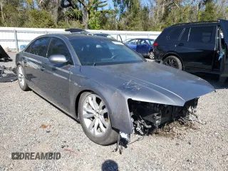 2015 Audi A8 3.0T z VIN WAU3GAFD8FN040523, wystawiony jako Copart lot #46317255 z przebiegiem Nie podano mil oraz Czysty tytuł • Clean title. Historia ofert i sprzedaży dostępna na DreamBid. Obrazek 4.