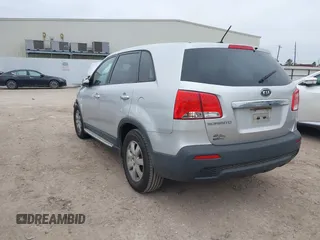 2012 Kia Sorento LX with VIN 5XYKT3A16CG216894, listed as a IAAI auction lot 41356578 with 1 mi miles. Bid and sale history available at carsss.com. Image 3.