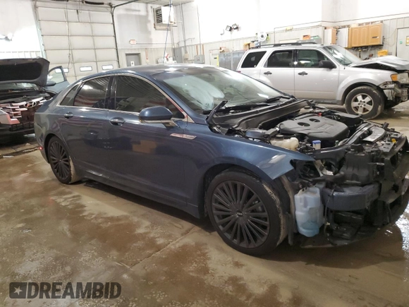2018 Lincoln MKZ Reserve with VIN 3LN6L5E94JR605013, listed as a Copart auction lot 83101424 with 56,564 mi miles and Salvage Title. Bid and sale history available at DreamBid. Image 4.