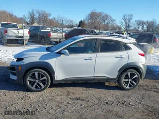 2018 Hyundai Kona Ultimate with VIN KM8K5CA50JU069055, listed as a IAAI auction lot 41634286 with 130,109 mi miles. Bid and sale history available at carsss.com. Image 14.