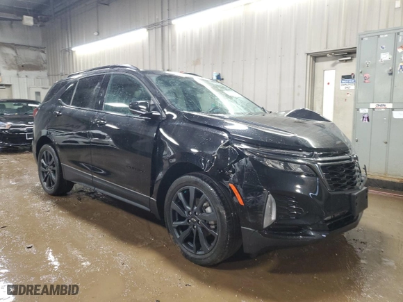 2022 Chevrolet Equinox RS with VIN 2GNAXWEV5N6102584, listed as a Copart auction lot 47404215 with 30,278 mi miles and Salvage Title. Bid and sale history available at carsss.com. Image 4.