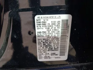 2014 Nissan Murano SL with VIN JN8AZ1MU1EW400591, listed as a IAAI auction lot 41717711 with 158,431 mi miles. Bid and sale history available at carsss.com. Image 9.