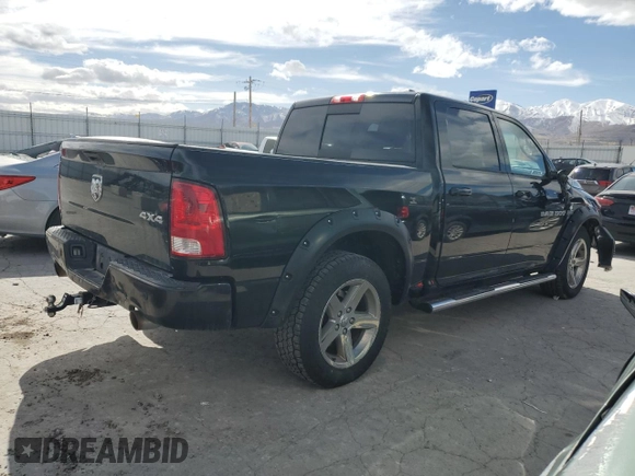 2012 Ram 1500 Sport with VIN 1C6RD7MT0CS340001, listed as a Copart auction lot 48893045 with 178,048 mi miles and Salvage Title. Bid and sale history available at carsss.com. Image 3.