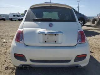 2013 FIAT 500 Sport with VIN 3C3CFFBR4DT624388, listed as a Copart auction lot 52713795 with 106,420 mi miles and Clean Title. Bid and sale history available at carsss.com. Image 6.