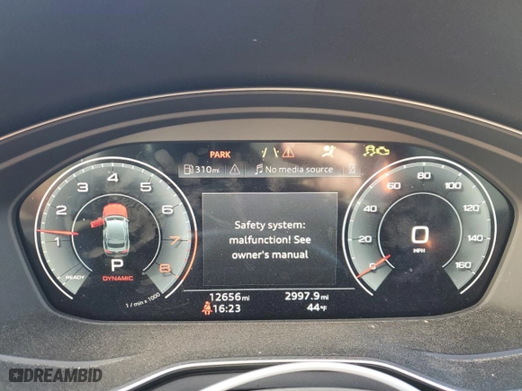 2024 Audi A5 Sportback S line Premium Plus with VIN WAUFACF58RA120984, listed as a Copart auction lot 88750875 with 12,656 mi miles and Salvage Title. Bid and sale history available at carsss.com. Image 9.