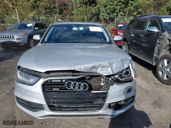 2014 Audi A4 Premium Plus with VIN WAUFFAFL2EA078052, listed as a IAAI auction lot 40848313 with 120,520 mi miles. Bid and sale history available at carsss.com. Image 6.