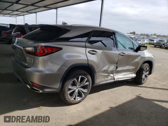 2021 Lexus RX with VIN 2T2HZMAA3MC191511, listed as a Copart auction lot 49926295 with 64,072 mi miles and Salvage Title. Bid and sale history available at carsss.com. Image 3.
