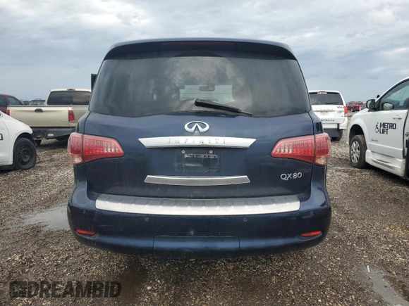 2017 Infiniti QX80 with VIN JN8AZ2NF7H9644383, listed as a Copart auction lot 49995815 with Not provided miles and Clean title. Bid and sale history available at DreamBid. Image 6.