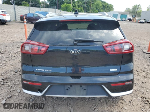 2017 Kia Niro Touring with VIN KNDCE3LC4H5072016, listed as a Copart auction lot 58342094 with 83,163 mi miles and Salvage Title. Bid and sale history available at carsss.com. Image 6.
