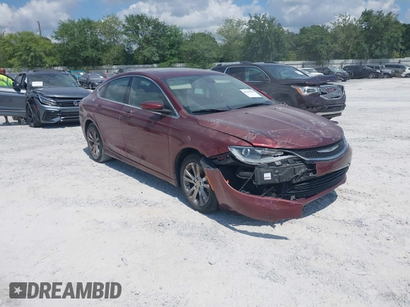 2015 Chrysler 200 Limited z VIN 1C3CCCAB3FN687402, wystawiony jako IAAI lot #42269561 z przebiegiem 178 372 mil mil oraz . Historia ofert i sprzedaży dostępna na DreamBid. Obrazek 1.