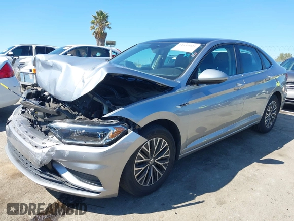 2019 Volkswagen Jetta SEL with VIN 3VWE57BU9KM193147, listed as a IAAI auction lot 41659423 with 29,675 mi miles and . Bid and sale history available at DreamBid. Image 2.