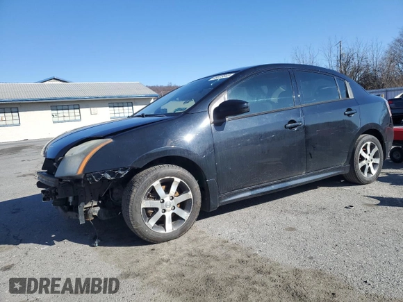 2012 Nissan Sentra SR with VIN 3N1AB6AP5CL720000, listed as a Copart auction lot 48073845 with 233,442 mi miles and Salvage Title. Bid and sale history available at DreamBid. Image 1.