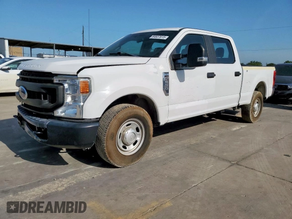 2020 Ford F-250 XL with VIN 1FT7W2A60LED39313, listed as a Copart auction lot 64837615 with 47,782 mi miles and Salvage title. Bid and sale history available at DreamBid. Image 1.
