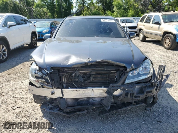 2013 Mercedes-Benz C-Class C 250 Sport with VIN WDDGF4HB1DR277080, listed as a Copart auction lot 52171195 with 130,012 mi miles and Salvage Title. Bid and sale history available at carsss.com. Image 5.