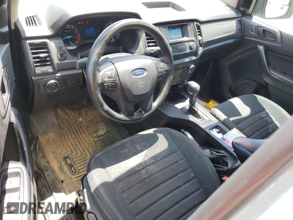 2021 Ford Ranger XL with VIN 1FTER4EH7MLD20616, listed as a Copart auction lot 57548345 with 165,106 mi miles and Salvage title. Bid and sale history available at DreamBid. Image 8.