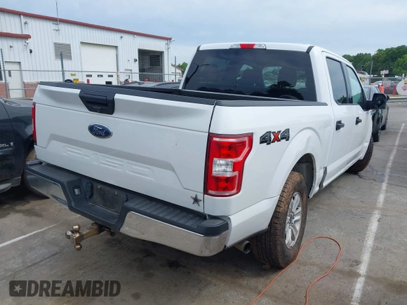 2019 Ford F-150 XL with VIN 1FTEW1E53KFD17091, listed as a IAAI auction lot 42320554 with 166,961 mi miles and . Bid and sale history available at DreamBid. Image 4.