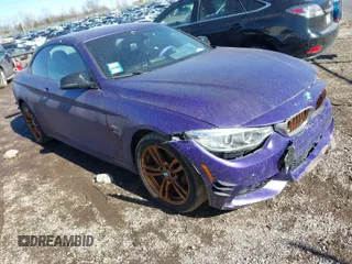 2014 BMW 4 Series 428i xDrive with VIN WBA3T1C58EPS98939, listed as a IAAI auction lot 41649313 with 35,994 mi miles and . Bid and sale history available at carsss.com. Image 1.
