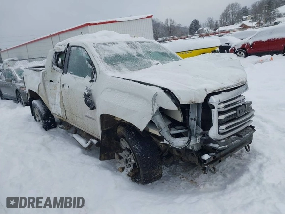 2016 GMC Canyon 4WD SLE with VIN 1GTG6CE39G1214362, listed as a IAAI auction lot 41278363 with 96,740 mi miles. Bid and sale history available at carsss.com. Image 1.