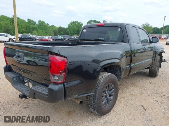 2020 Toyota Tacoma SR with VIN 3TYRX5GN1LT002234, listed as a IAAI auction lot 42082830 with 128,589 mi miles and . Bid and sale history available at DreamBid. Image 4.