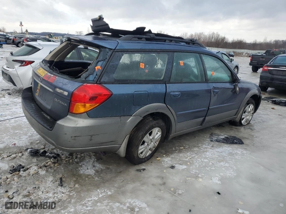 2005 Subaru Outback (Natl) Ltd with VIN 4S4BP62C056377409, listed as a Copart auction lot 44062635 with 0 mi miles and Salvage Title. Bid and sale history available at carsss.com. Image 3.
