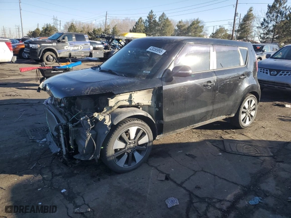 2015 Kia Soul ! with VIN KNDJX3A56F7201395, listed as a Copart auction lot 43058995 with 138,971 mi miles and Salvage Title. Bid and sale history available at carsss.com. Image 1.