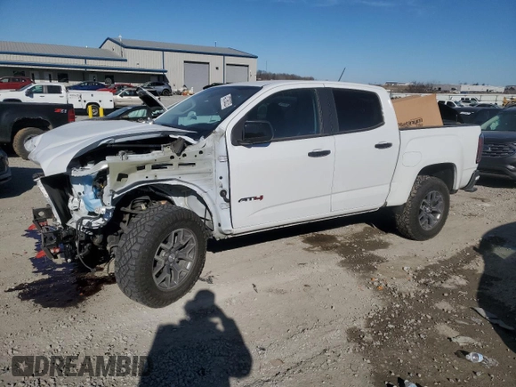 2022 GMC Canyon 4WD AT4 w/Cloth with VIN 1GTG6FEN3N1284682, listed as a Copart auction lot 42786325 with 39,056 mi miles and Salvage Title. Bid and sale history available at carsss.com. Image 1.