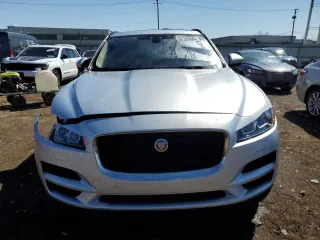 2017 Jaguar F-Pace 35t Premium with VIN SADCJ2BV4HA094263, listed as a Copart auction lot 52155545 with 64,357 mi miles and Salvage title. Bid and sale history available at DreamBid. Image 5.