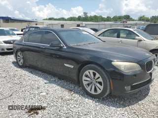 2012 BMW 7 Series 740Li with VIN WBAKB4C55CC577012, listed as a Copart auction lot 62151725 with 111,320 mi miles and Salvage title. Bid and sale history available at DreamBid. Image 4.