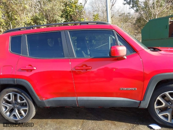 2018 Jeep Renegade Latitude with VIN ZACCJABB6JPH58130, listed as a IAAI auction lot 41451807 with 65,958 mi miles. Bid and sale history available at carsss.com. Image 13.