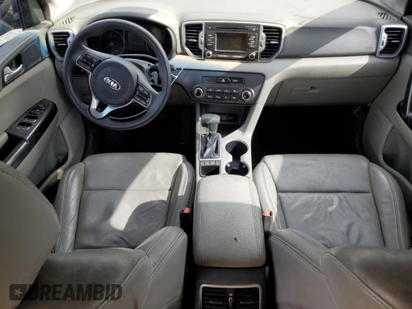 2017 Kia Sportage LX with VIN KNDPMCAC3H7180963, listed as a Copart auction lot 49012245 with 107,506 mi miles and Clean Title. Bid and sale history available at DreamBid. Image 8.