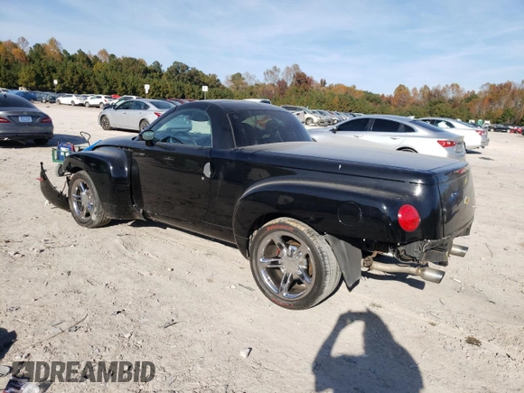 2005 Chevrolet SSR LS z VIN 1GCES14H35B121137, wystawiony jako Copart lot #77892444 z przebiegiem 89 997 mil mil oraz Szkoda całkowita • Salvage title. Historia ofert i sprzedaży dostępna na DreamBid. Obrazek 2.